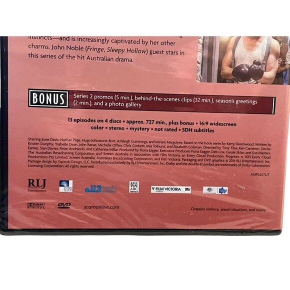 2013 or 2014 Miss Fishers Murder Mysteries Series 2 DVD NEW Sealed - Picture 5 of 7